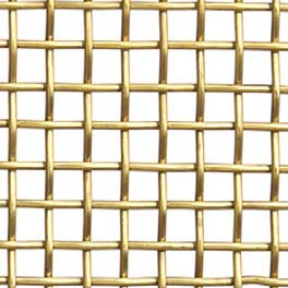 Woven wire brass mesh